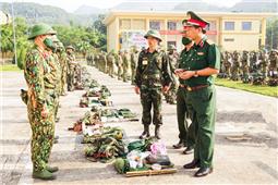 Phó tư lệnh, Tham mưu trưởng Quân khu kiểm tra công tác chuẩn bị diễn tập tại Trung đoàn 246